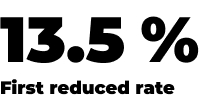 first reduced VAT rate
